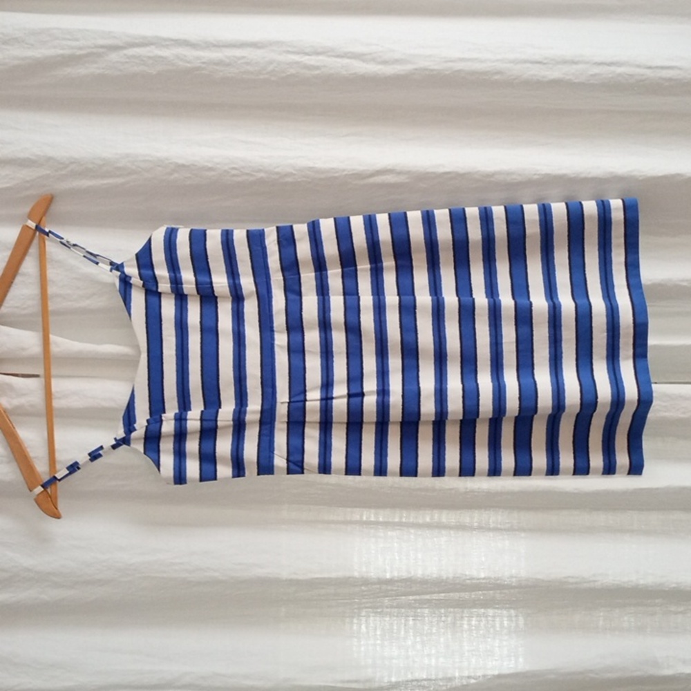 Blue and white striped dress GAP